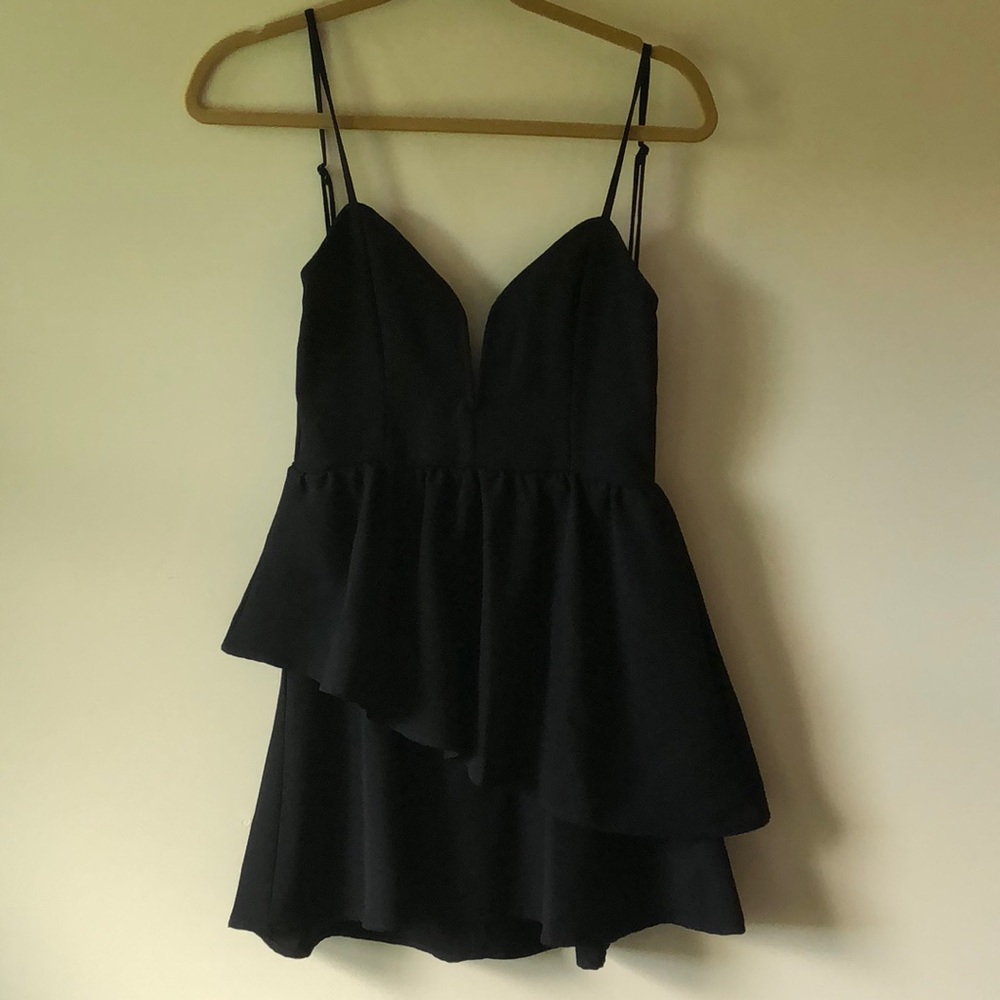 Tobi good to be bad black dress S peplum sexy - Picture 3 of 4